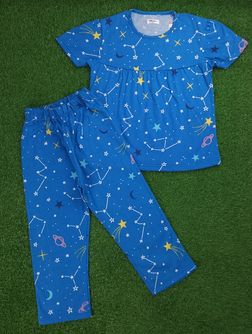 Girls Starry Night Pants Set