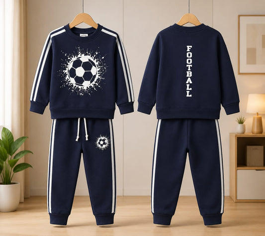 Navy Blue Football Tracksuit