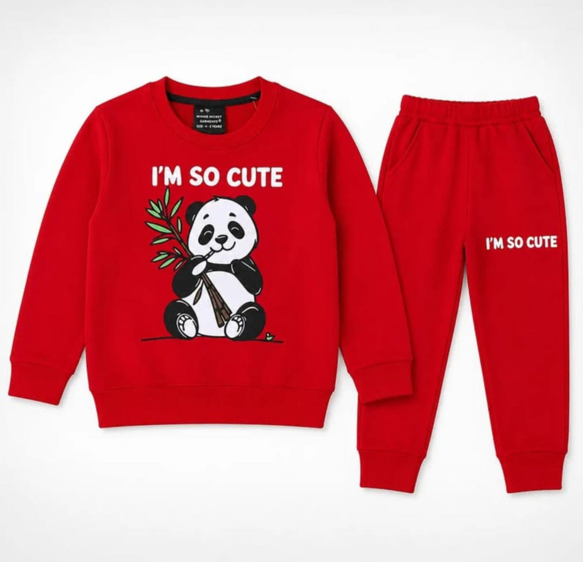 Red Panda Fleece Tracksuit