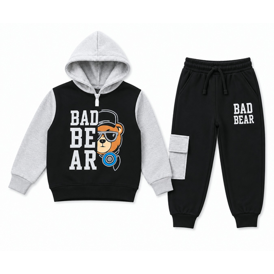Boys Bad Bear Hoodie Tracksuit