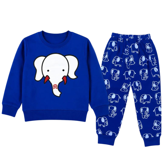 Boys Blue Elephant Tracksuit