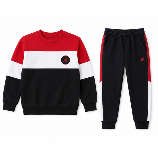Boys Premium Colorblock Tracksuit