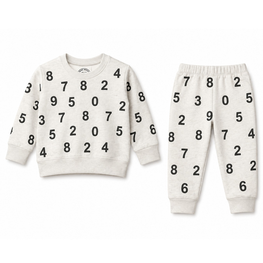 Boys Number Print Tracksuit