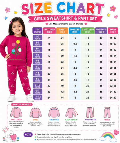 Girls Floral Print Sweatshirt & Jogger Set - "You Just Need Sunshine"