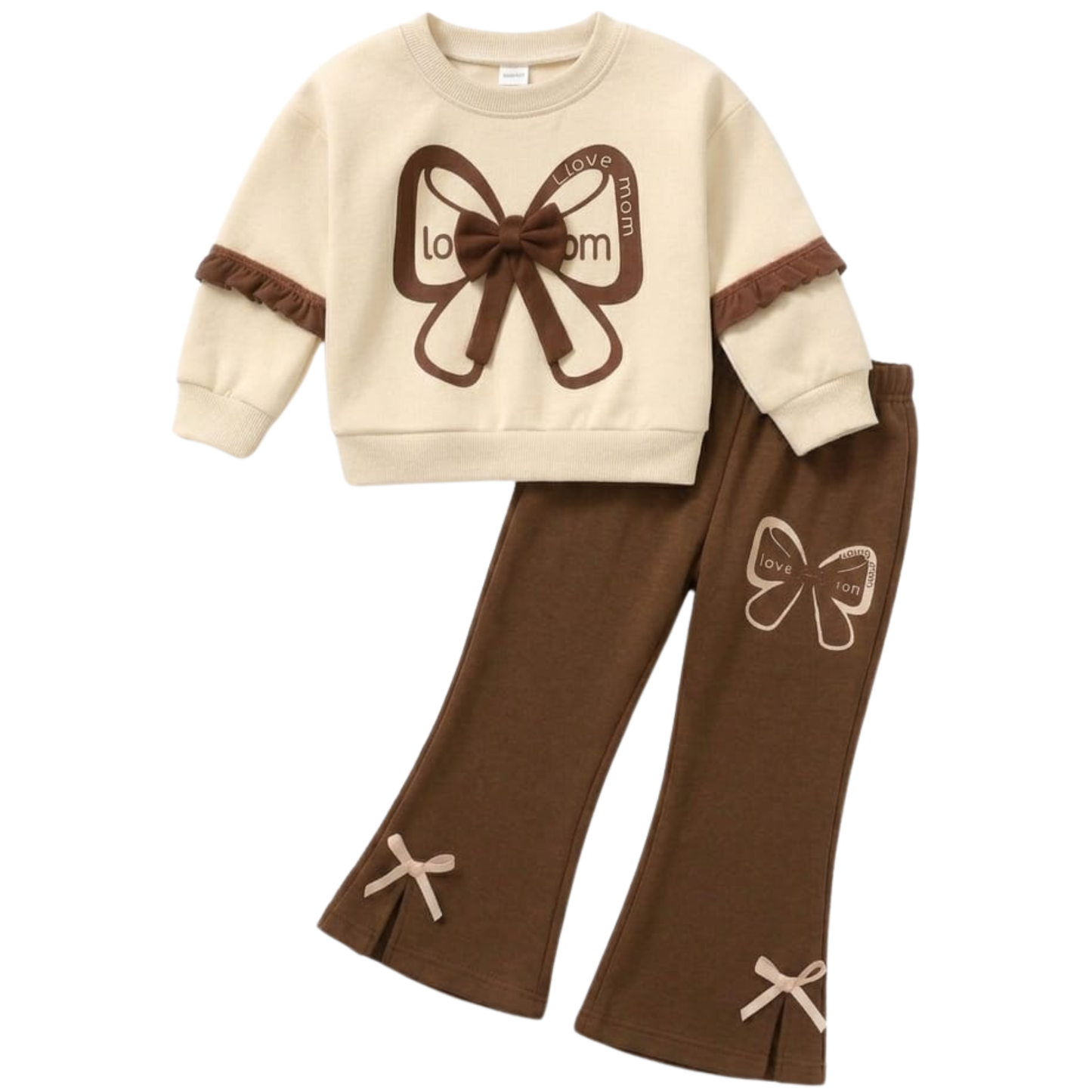 Girls Bow Winter Tracksuit