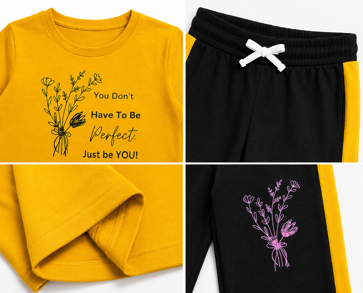 Girls Full Sleeve Jersey Trouser Shirt