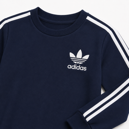 Navy Blue Kids Tracksuit Shirt