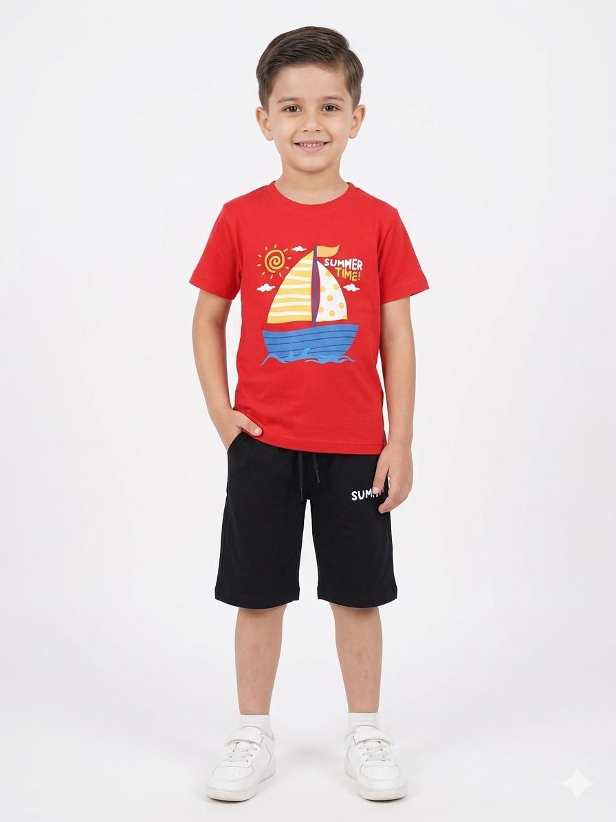 Boys Sailboat Summer Coord Set