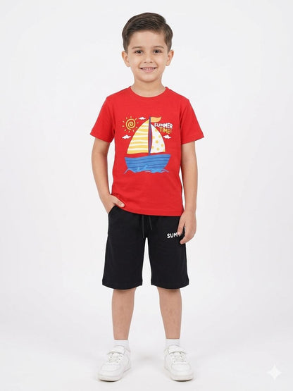 Boys Sailboat Summer Coord Set