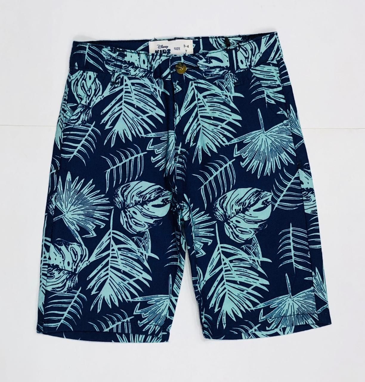 Boys Tropical Leaf Shorts
