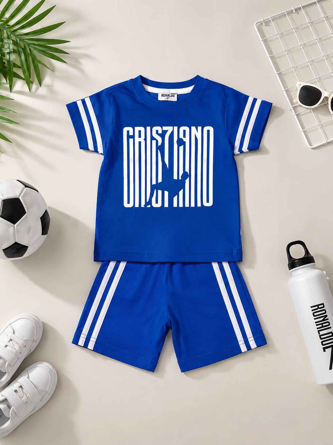 Boys Blue Football Coord Set