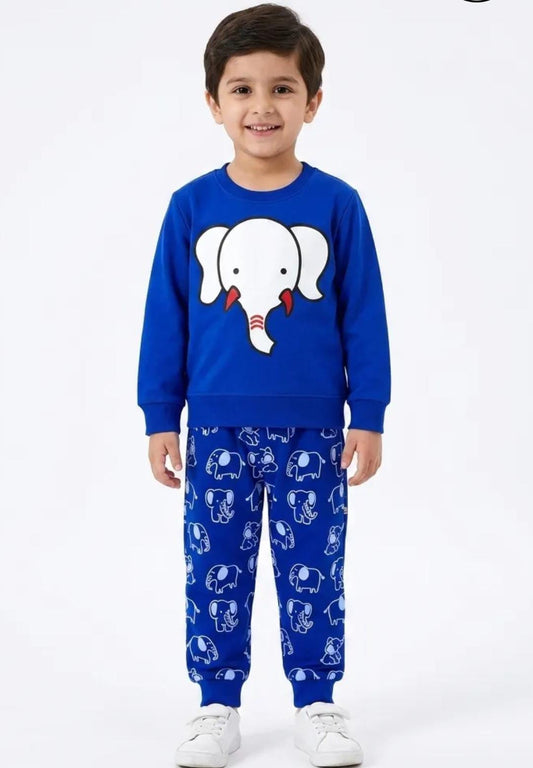 Boys Blue Elephant Tracksuit