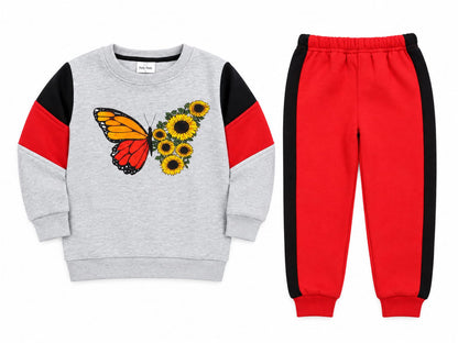 Red Butterfly Kids Outfit