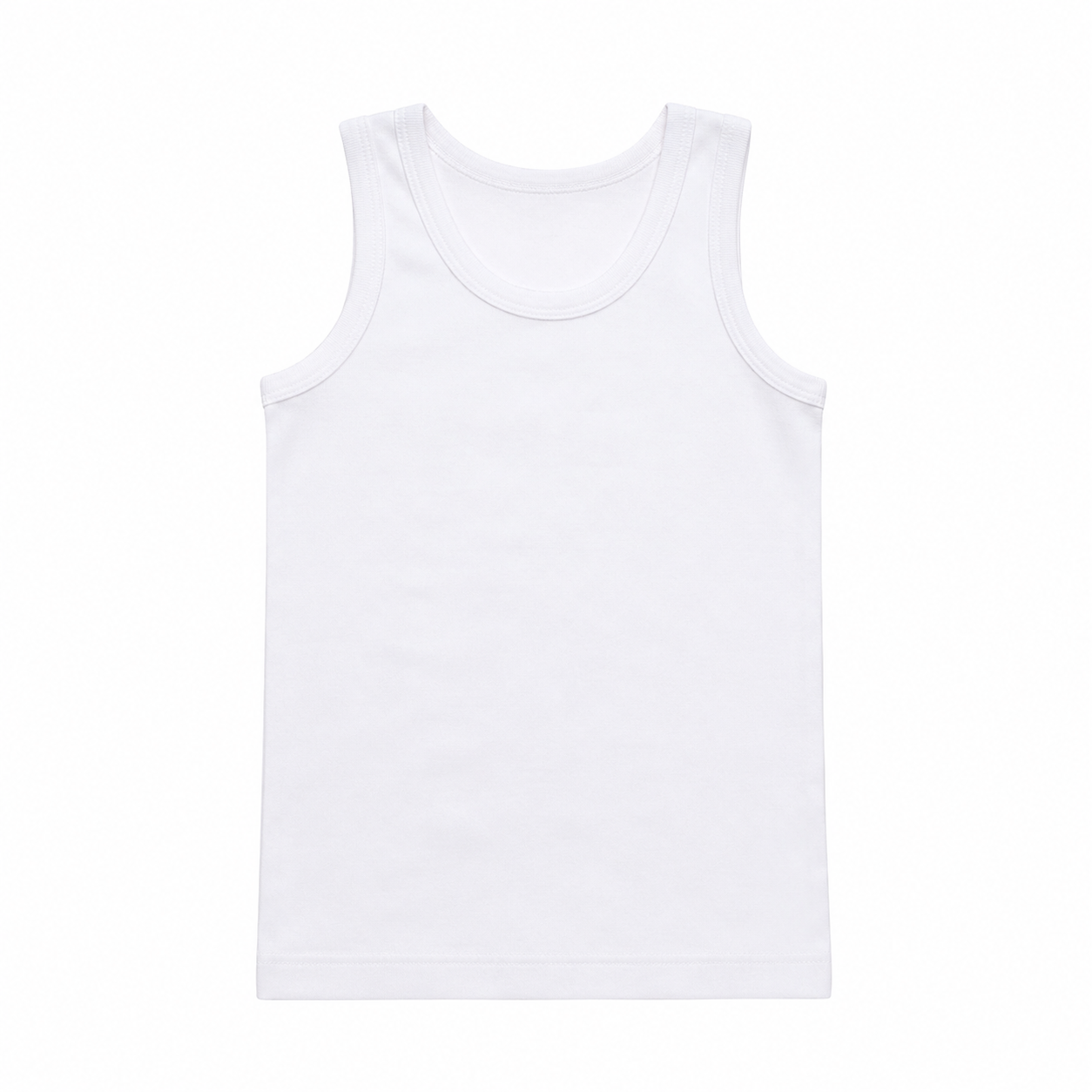 Kids Pure Cotton Jersey Vest