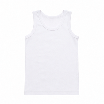 Kids Pure Cotton Jersey Vest