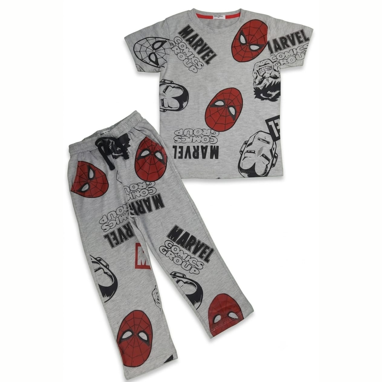 Boys Superhero Graphic Pants Set
