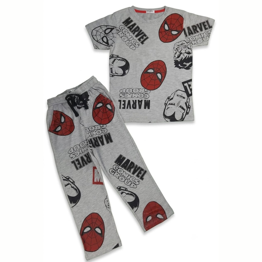 Boys Superhero Graphic Pants Set
