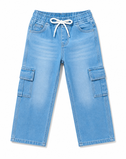 Boys 6 pockets Cargo Denim Pants