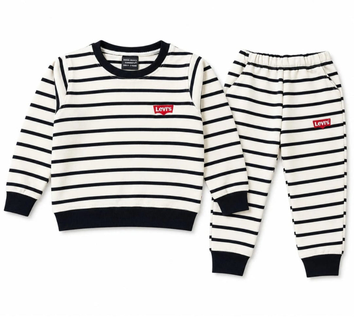 Boys Striped Fleece Tracksuit