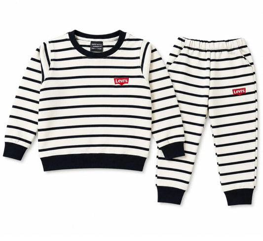 Boys Striped Fleece Tracksuit